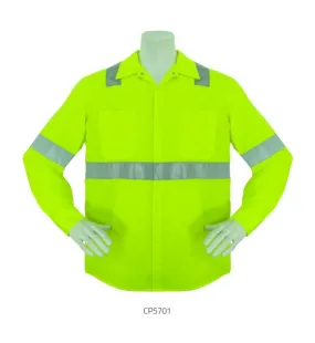 3A Long Sleeve HiViz Button Down work shirts
