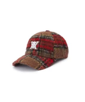 ANEW Check Ball Cap - Red