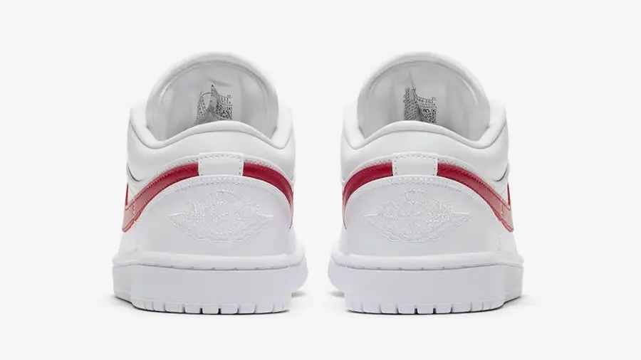 JORDAN 1 LOW WHITE UNIVERSITY RED (W)