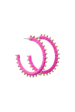 Key West Earrings / Hot Pink