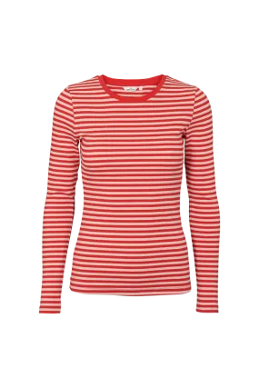 Ludmilla LS Tee - High risk red / rose dust