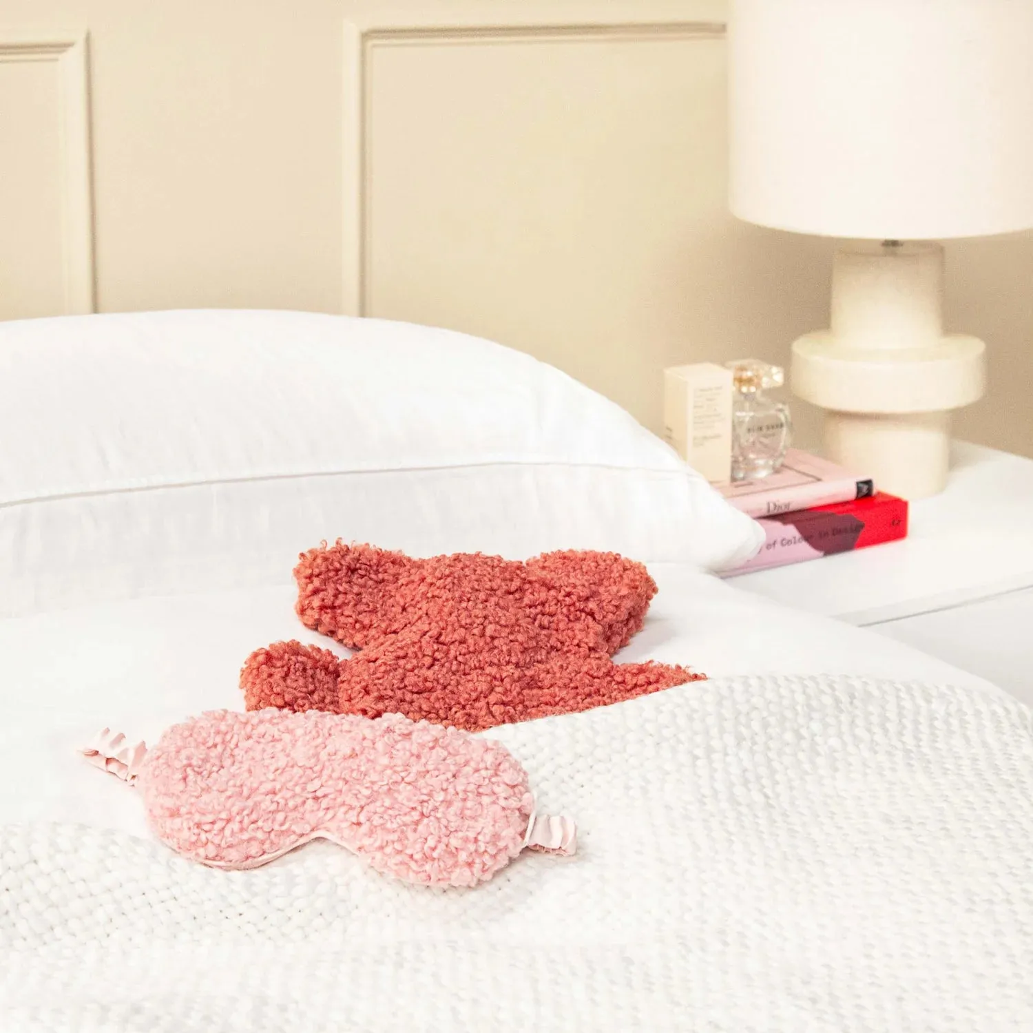 Tonic - Bear Hot Water Bottle - Bouclé Clay